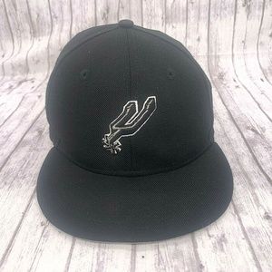 NEW ERA 9FIFTY Snapback Spurs Basketball Cap Hat Black  Hardwood Classics Youth